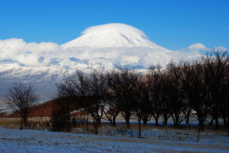 Ağrı Dağı beyaz şapka taktı - Resim: 4