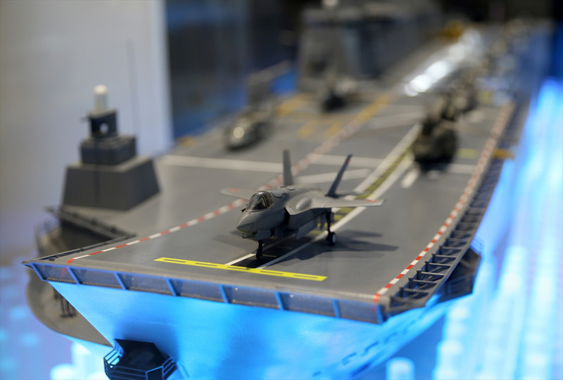 İlk milli uçak gemisi 'TCG Anadolu' görüntülendi  - Resim: 3