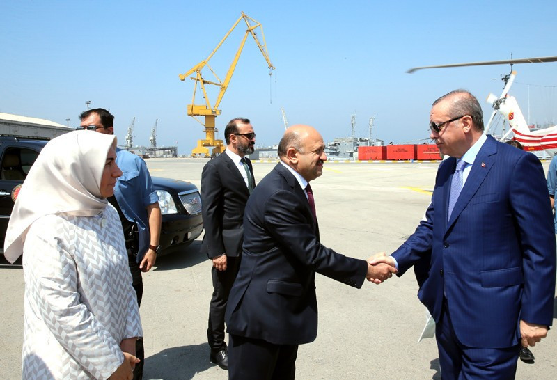 Erdoğan Kınalıada Korveti'ni denize indirdi - Resim: 1