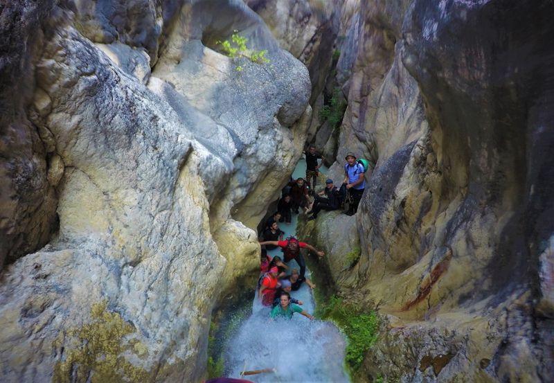Keşfedilmeyi bekleyen Koyunlu Kanyonu havadan ve su altından görüntülendi - Resim: 1