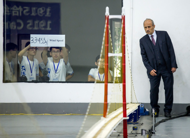 Bakan Cahit Turhan Çanakkale Köprüsü’nün rüzgar testini yaptı - Resim: 1
