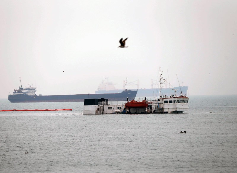 Zeytinburnu'nda batan gemiden ilginç görüntüler - Resim: 1