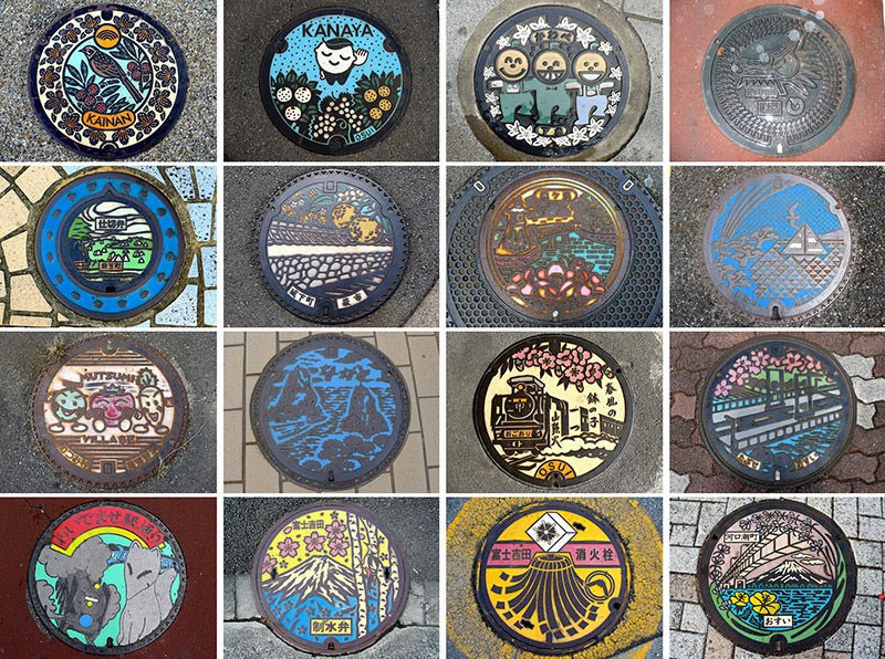 Japonya'nın inanılmaz rögar kapaklarına bakın! - Resim: 1