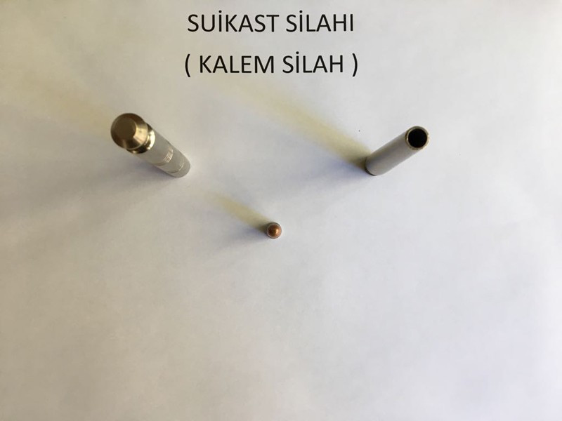 İstanbul'da kalem şeklinde suikast tabancası ele geçirildi - Resim: 2