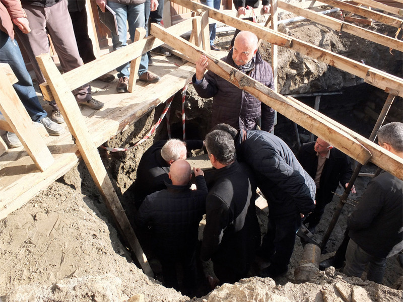 Çorum'da altyapı çalışmasında tarihi oda bulundu - Resim: 1
