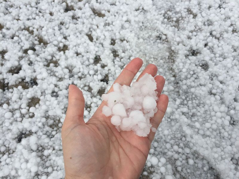 İzmir ve ilçelerini dolu ve hortum vurdu - Resim: 3