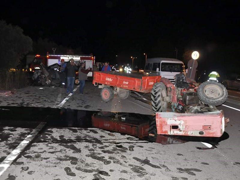 Bursa İznik'te traktörle çarpışan otomobilin sürücüsü hayatını kaybetti - Resim: 4