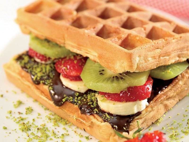 Hem yaparken hem yerken eğleneceğiniz waffle tarifi! - Resim: 3