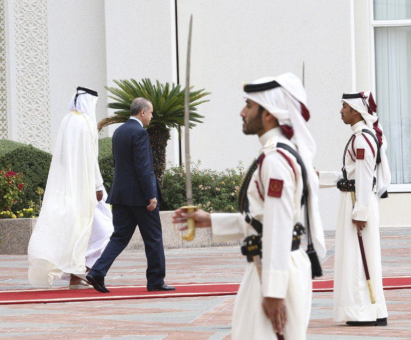 Erdoğan ve Katar Emiri arasında samimi anlar! - Resim: 1