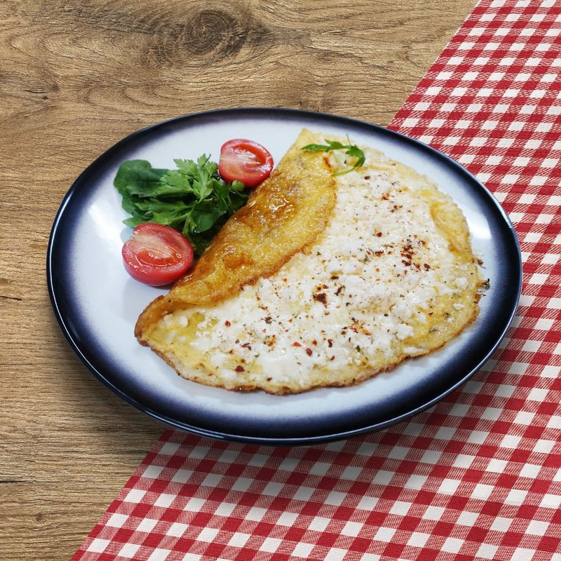 Beyaz peynirli omlet nasıl yapılır 2 dakikada hazır! - Resim: 3