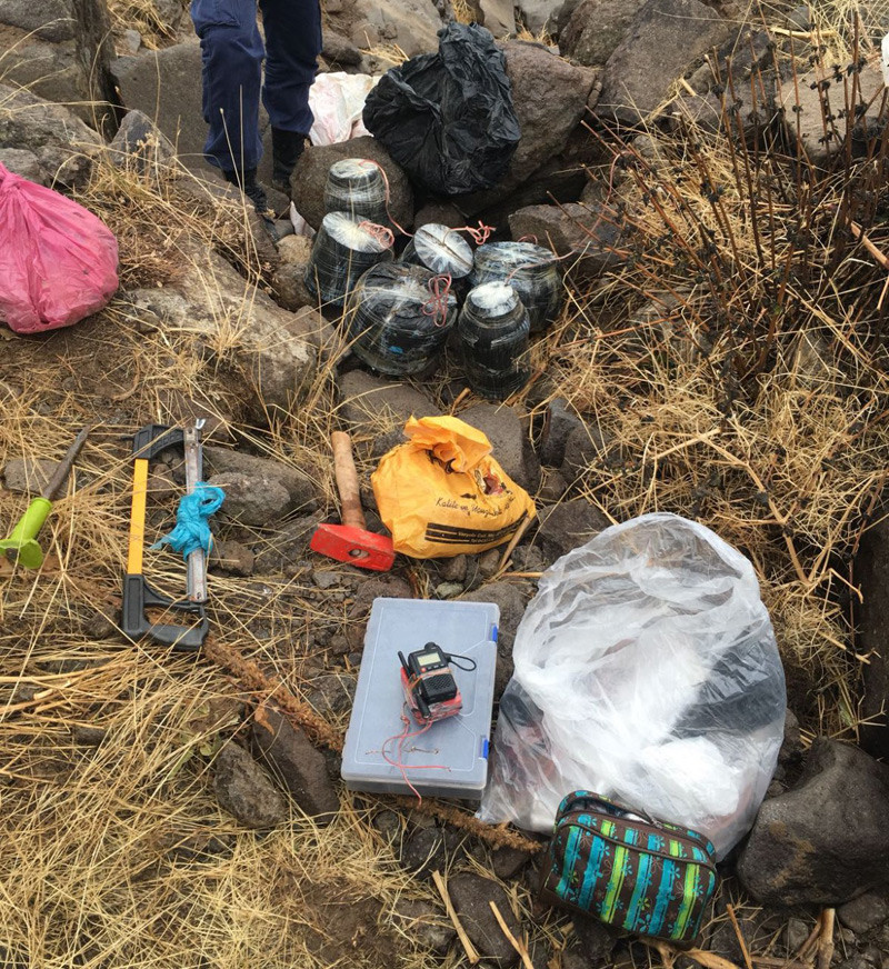 Van'da teslim olan PKK'lının gösterdiği yerde bulundu - Resim: 1