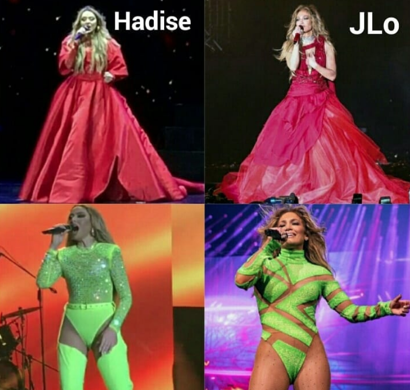 Hadise cesur sahne kıyafetleriyle ağızları açık bıraktı Acun Ilıcalı locadan izledi - Resim: 3