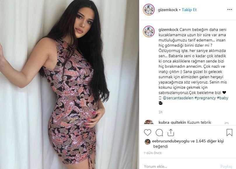 Anne olmaya hazırlanıyor! Gizem Koçak hamileliğini böyle duyurdu - Resim: 2