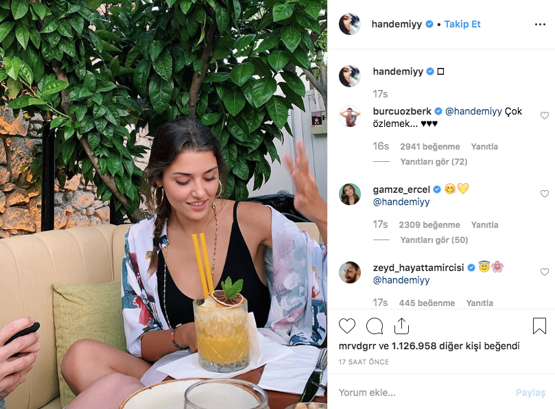 Hande Erçel'in son paylaşımı yüz binlerce beğeni aldı - Resim: 3