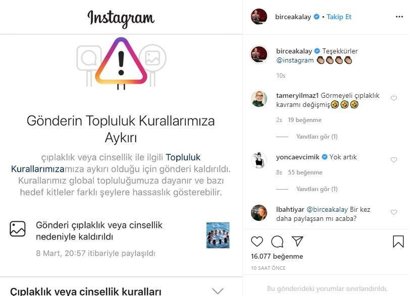 Instagram'da 'çıplak cinsellik' filtresine takılan Birce Akalay inadına yine paylaştı - Resim: 2