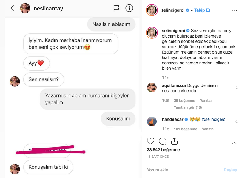 Selin Ciğerci Neslican Tay ile mesajlarını yayınladı yürekleri burktu - Resim: 3