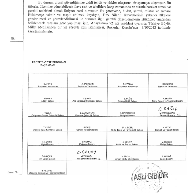 İşte savaş tezkeresinin tam metni! - Resim: 3