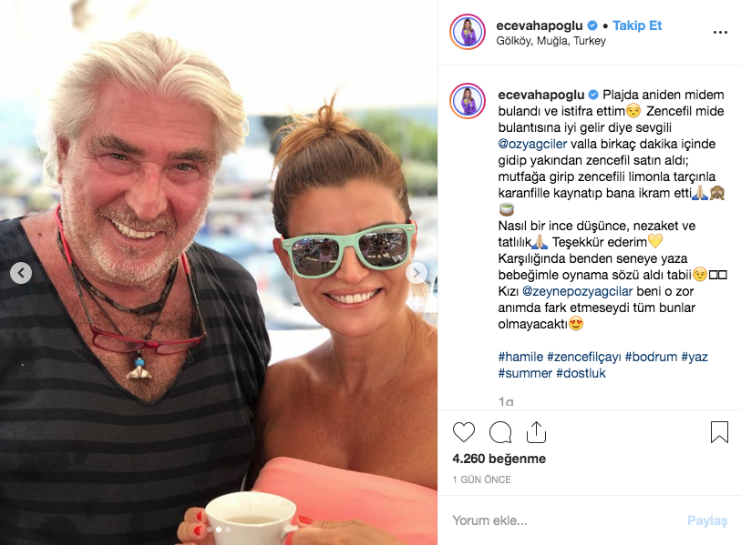 6 Aylık hamile Ece Vahapoğlu plajda fenalaştı imdadına Erdal Özyağcılar koştu - Resim: 3