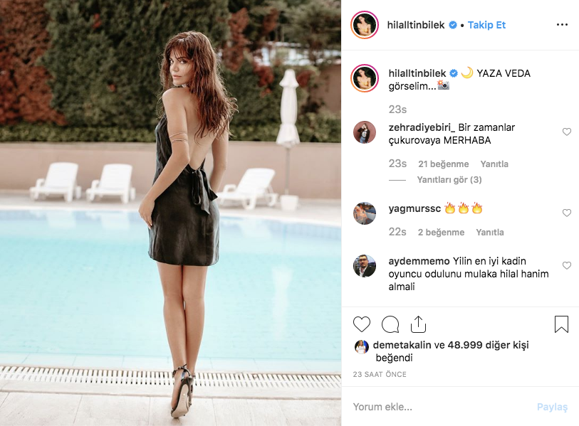 Bir Zamanlar Çukurova'nın Züleyha'sı Hilal Altınbilek'in yaza veda pozu yıktı geçti - Resim: 2