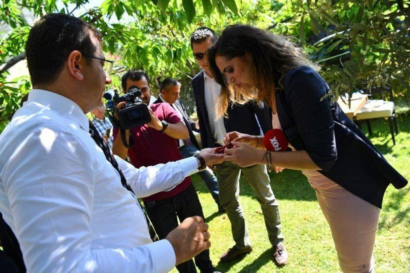 Binali Yıldırım kiraz ağacına çıkan İmamoğlu’nu fena tiye aldı! - Resim: 3