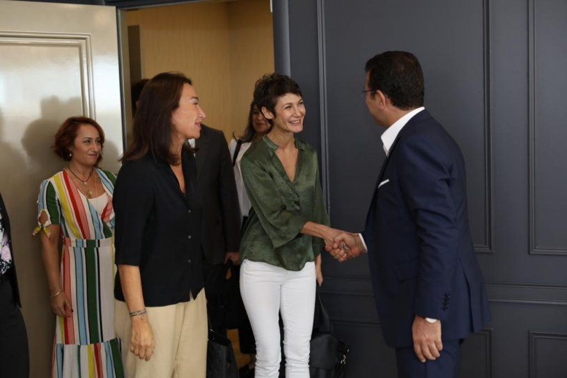 Sanatçılar İBB Başkanı Ekrem İmamoğlu'nu ziyaret etti - Resim: 2