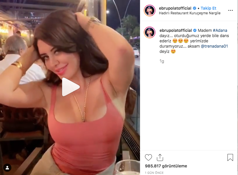 Ebru Polat oturduğu yerden dans etti sosyal medya yıkıldı - Resim: 3