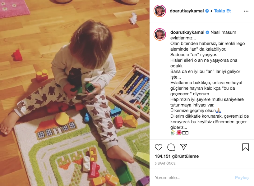 Doğa Rutkay Kamal Koronavirüs paylaşımı yapıp geçmiş olsun dedi - Resim: 1