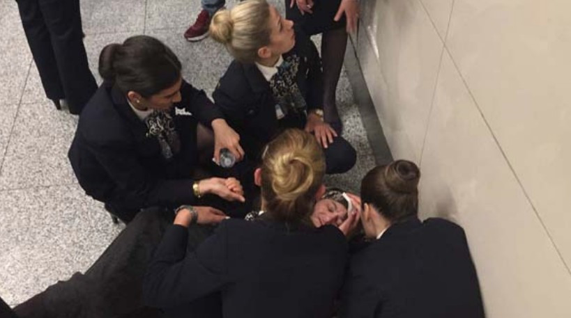 Dış hatlarda panik anları THY hostesleri yetişti - Resim: 2