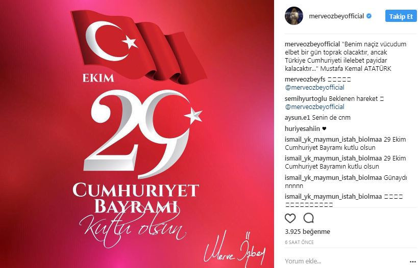 Mustafa Ceceli Cumhuriyet Bayramı'nı sosyal medyada işte böyle kutladı - Resim: 3