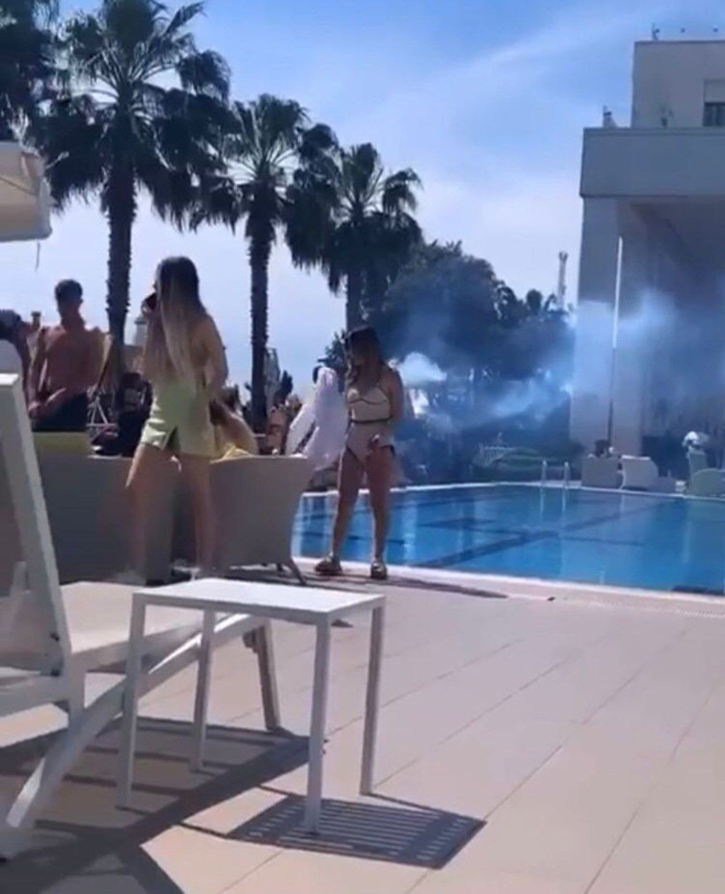 Pendik'te havuz başında korona partisine polis baskını - Resim: 4