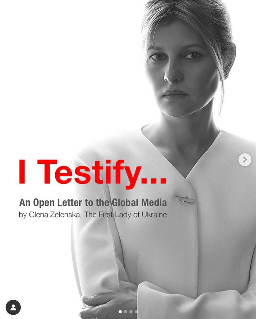 'Zelenski'nin en büyük silahı' First Lady Olena Zelenski'den mektup! O fotoğrafı 'Gökyüzünü kapatın!' diye paylaştı - Resim: 2