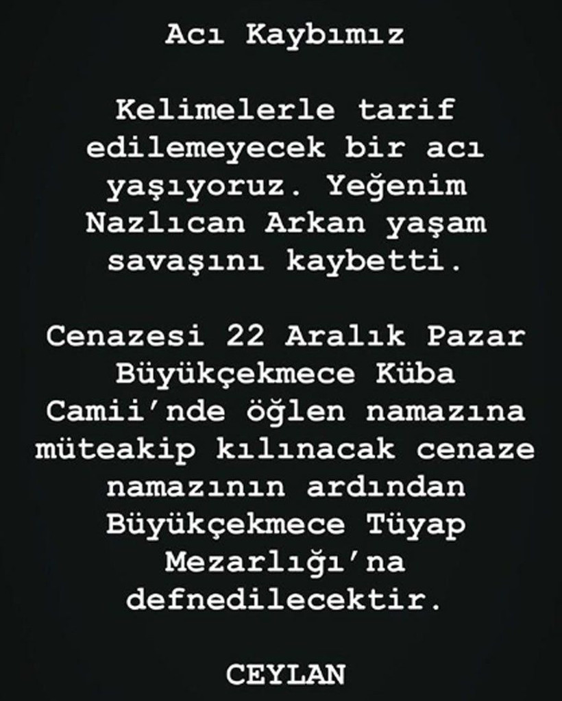 Ceylan'ın yeğeni Nazlıcan Arkan hayatını kaybetti! İşte Benim Stilim kızıydı - Resim: 3