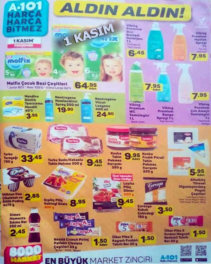 A101 1 Kasım aktüel 2018 katalog yeni ürünler - Resim: 2
