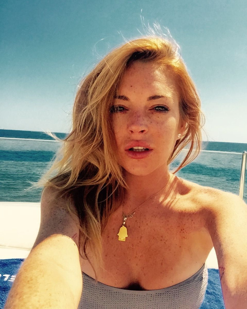Seksi oyuncu Lindsay Lohan, doğum günü için çırılçıplak soyundu ve... - Resim: 2
