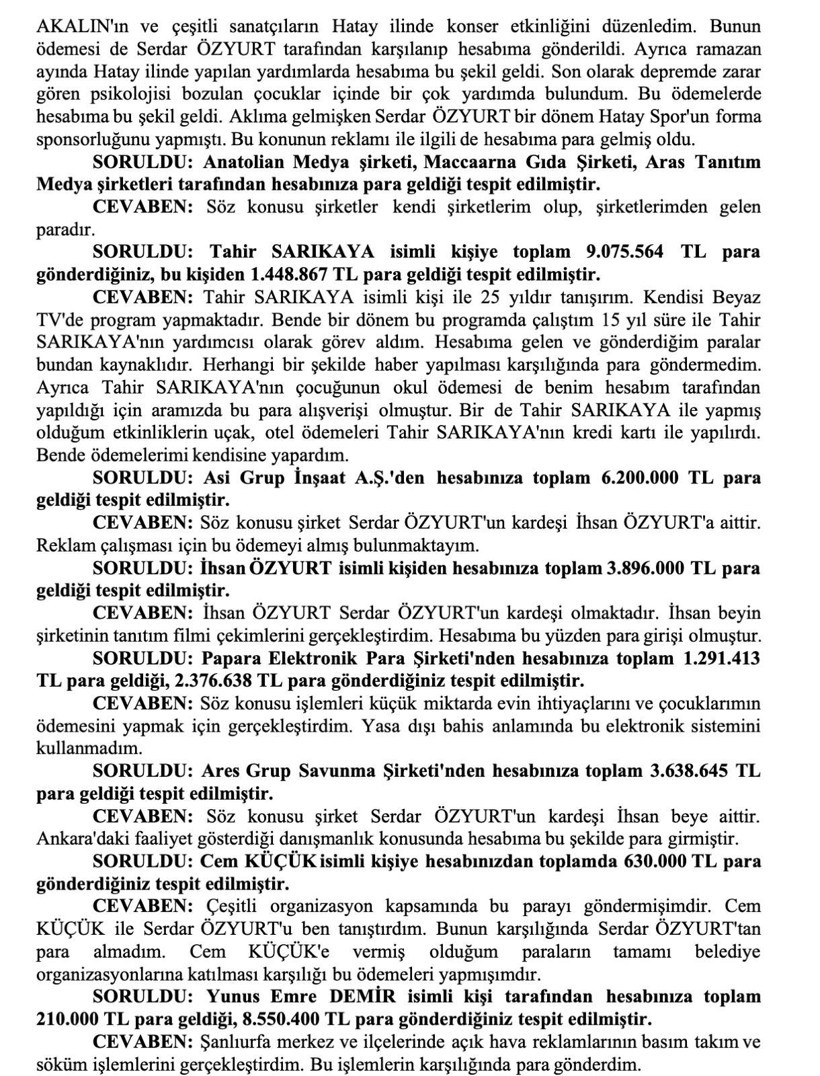 Cem Küçük soruşturmasında ortaya çıktı İsmail Çanak'tan Cem Küçük'e 630 bin TL - Resim: 1