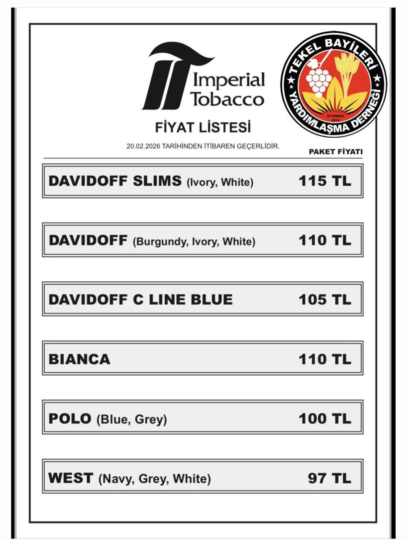 Tüm sigaralar zamlandı bakın kaç lira oldu? İşte en ucuz ve en pahalısı - Resim: 2