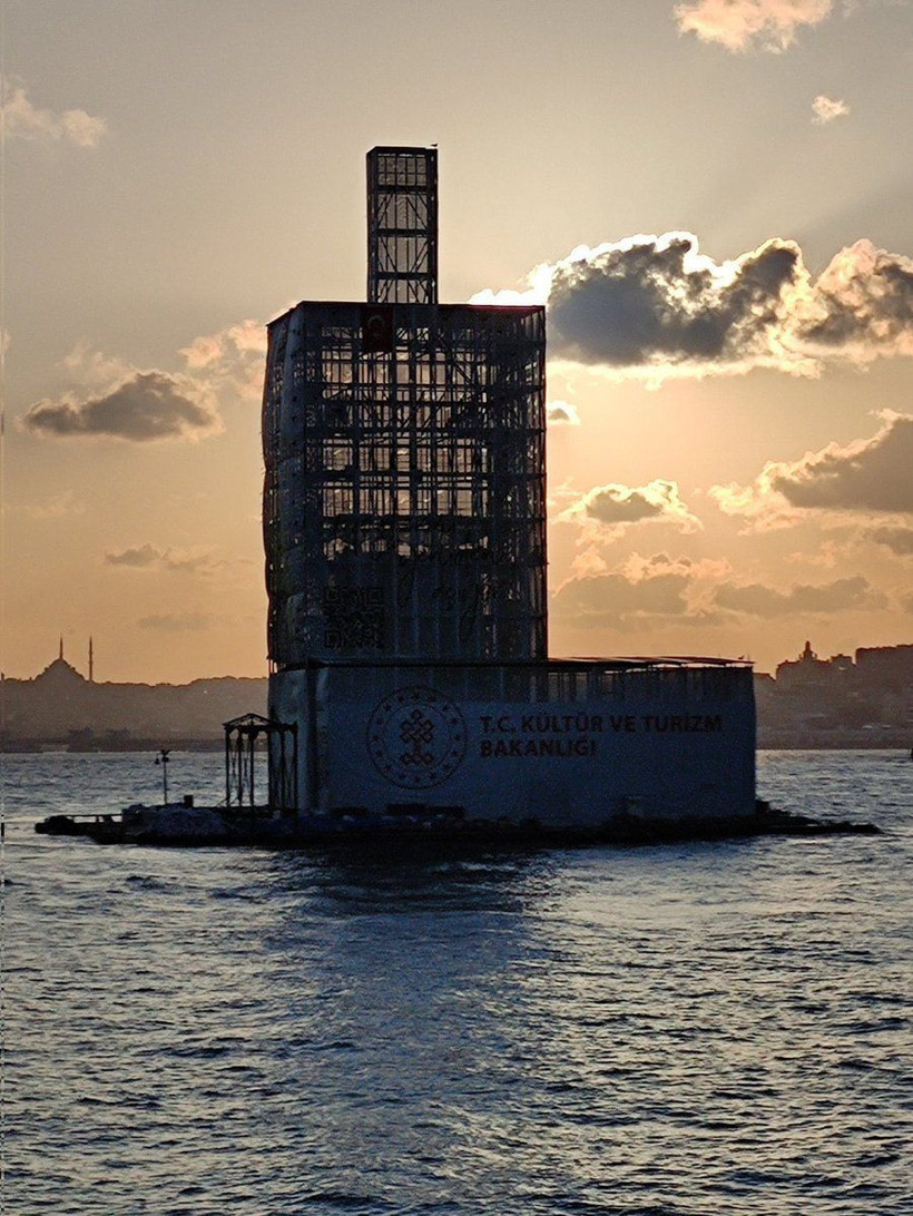 Kız Kulesi işte böyle olacak? Kız Kulesi'nin restorasyondan sonraki halinin fotoğrafını paylaştı - Resim: 1