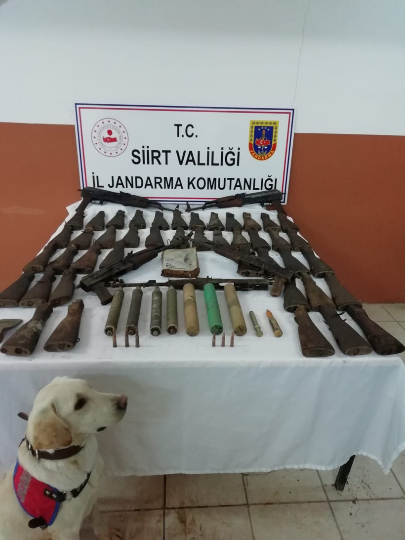 Siirt Eruh'ta ağaç kovuğundan cephanelik çıktı - Resim: 4