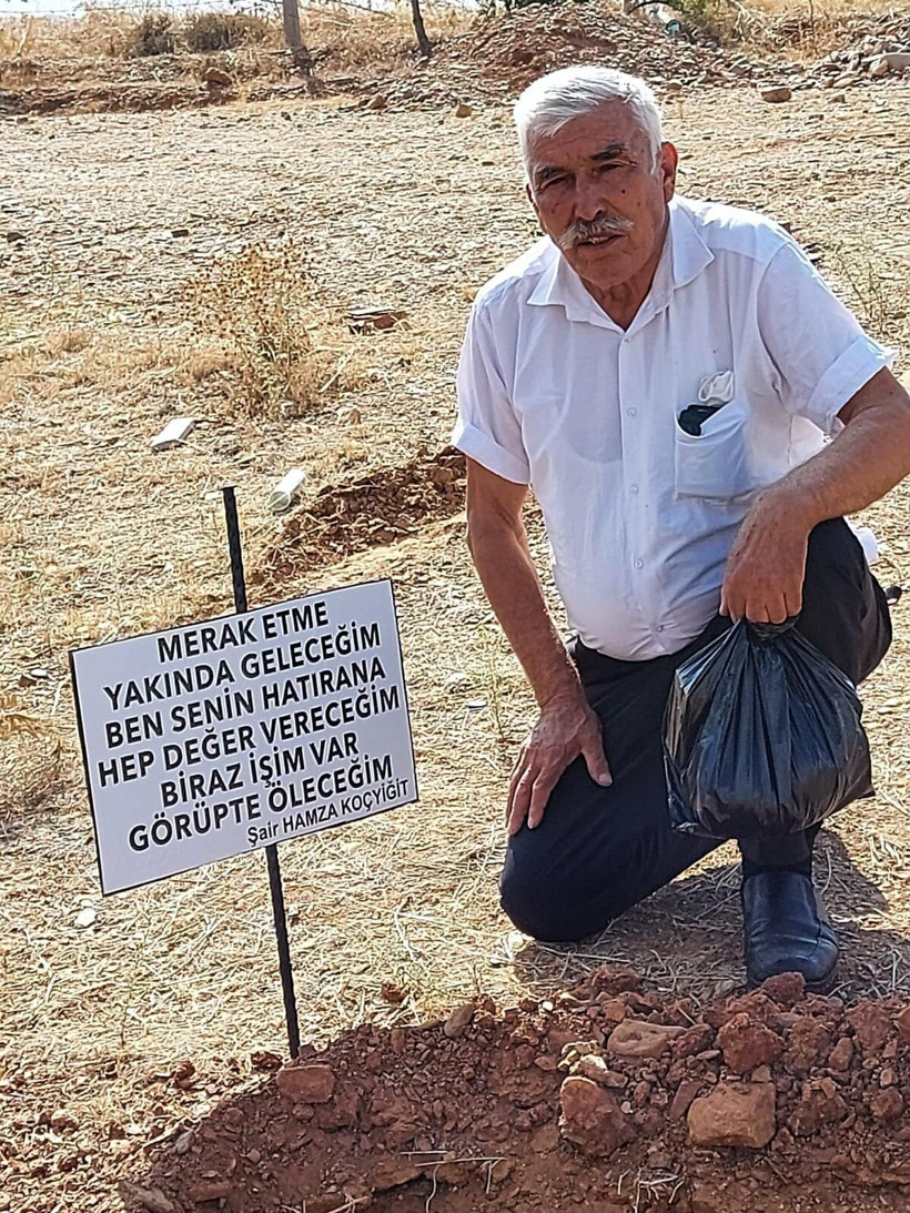Eşi sürekli rüyasına girince dayanamadı Manisa'da kendi mezarını kazdırdı - Resim: 3