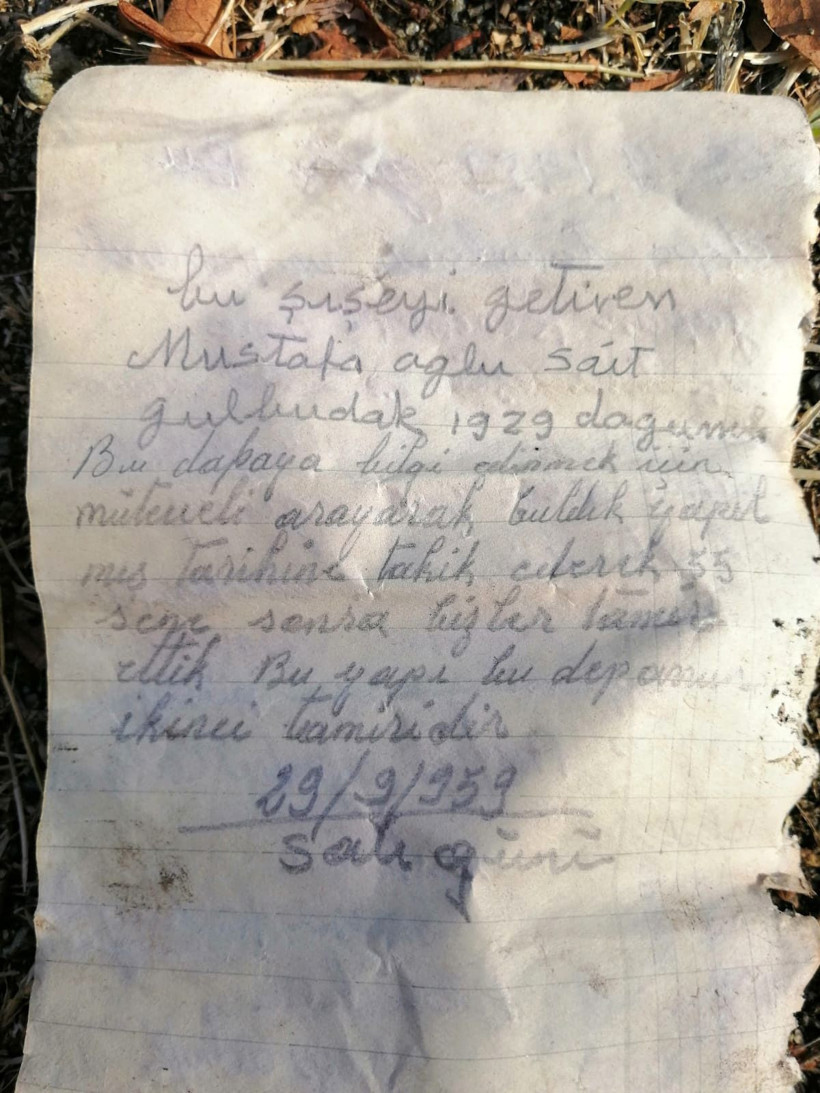 Burdur'da köylüler atalarının bıraktığı notu buldu bu bilgiyi yazmışlar - Resim: 4