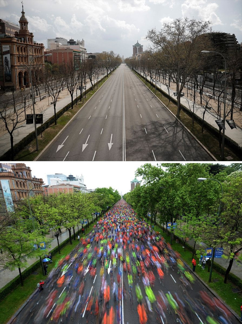 Corona virüs sonrasında dünyadan ibretlik fotoğraflar geldi - Resim: 3