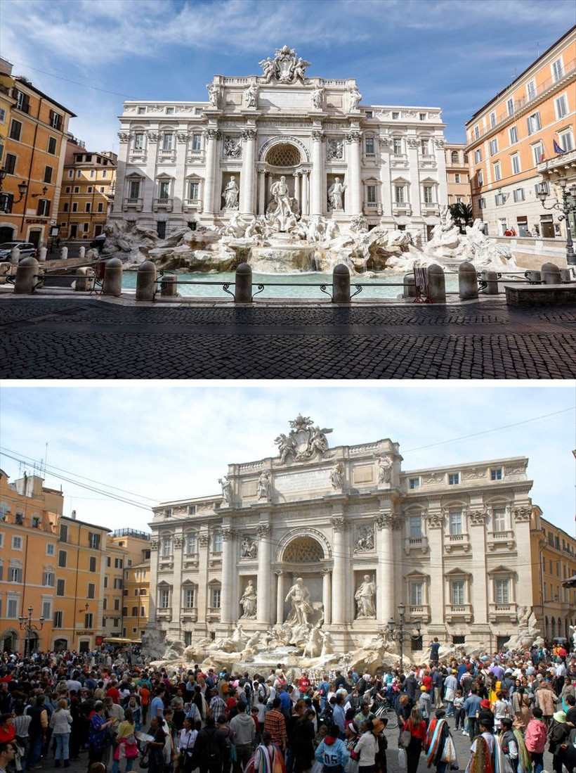 Corona virüs sonrasında dünyadan ibretlik fotoğraflar geldi - Resim: 4