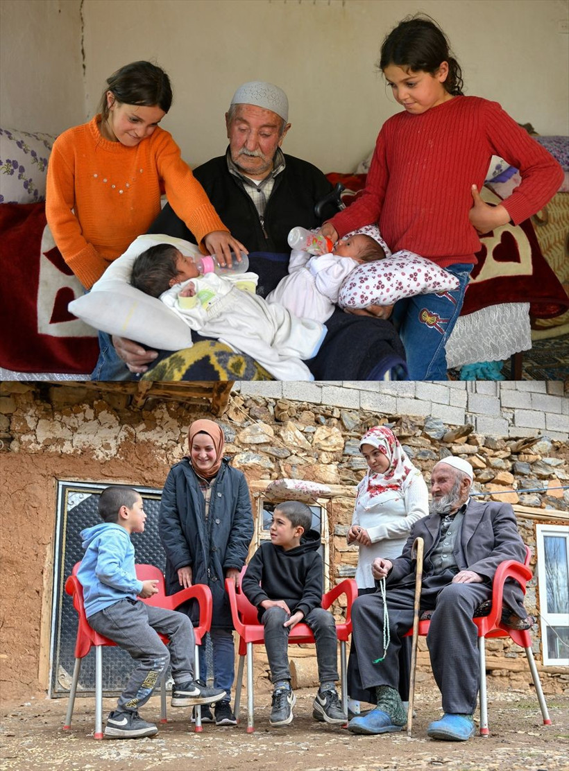 85 yaşında ikizleri oldu, şimdi 3. sınıfa gidiyorlar! - Resim: 4