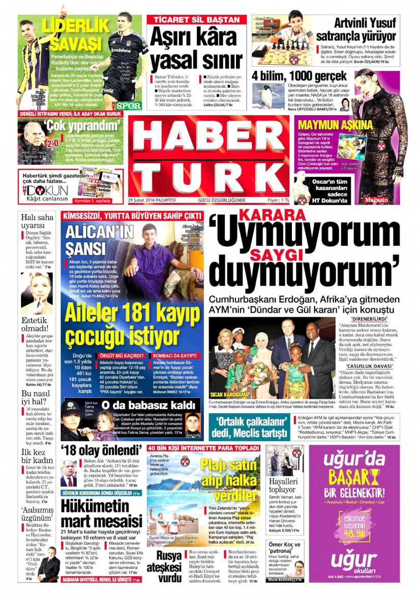 Gazete manşetleri Hürriyet - Star ve Sözcü ne yazdı? - Resim: 2