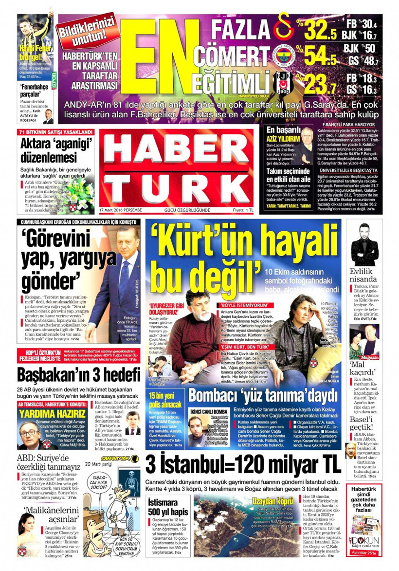 Gazete manşetleri Hürriyet - Star ve Sözcü ne yazdı? - Resim: 2