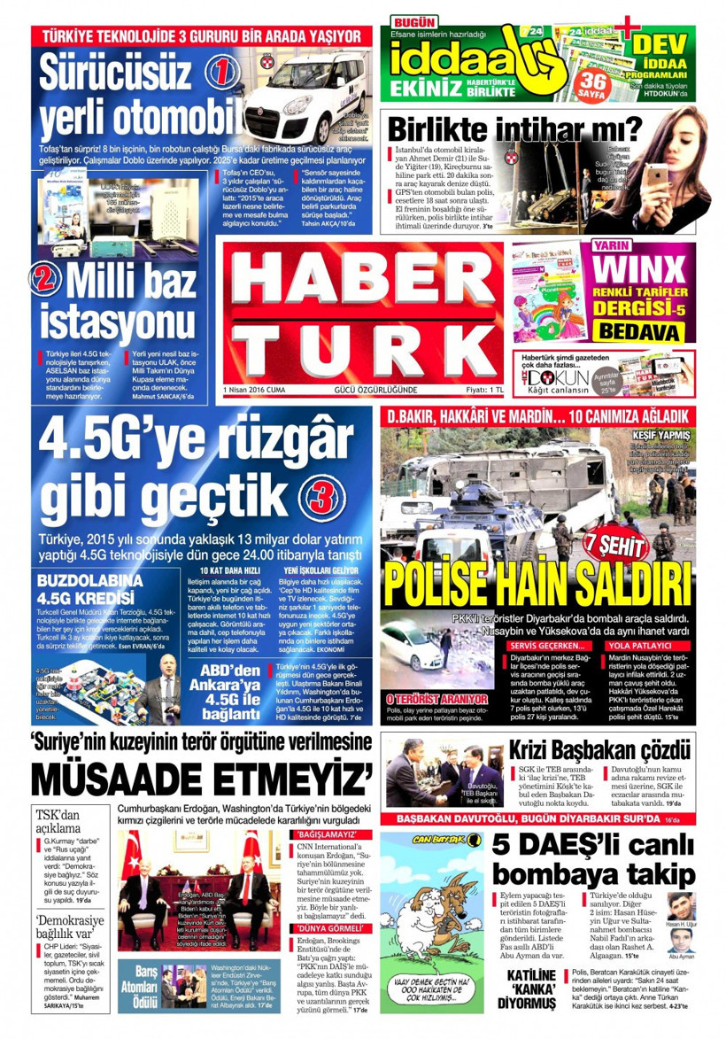 Gazete manşetleri Hürriyet - Milliyet ve Sabah ne yazdı? - Resim: 2