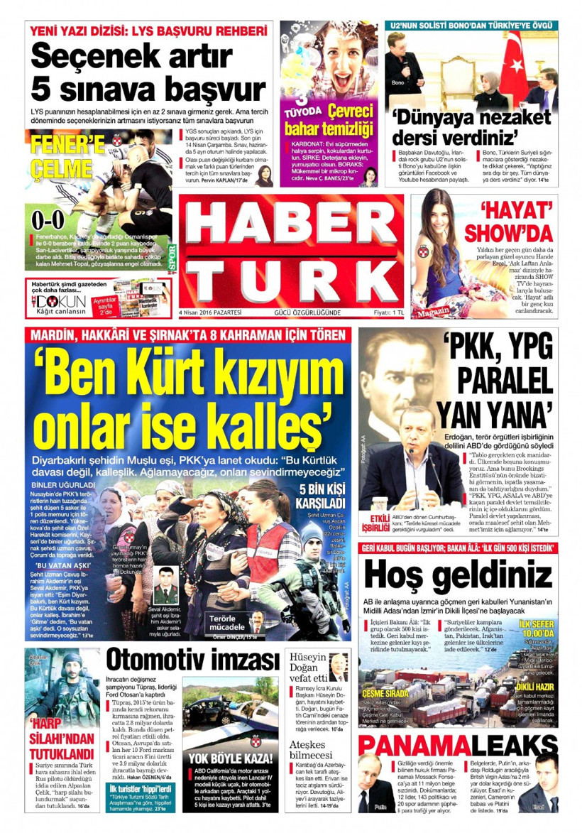 Gazete manşetleri Hürriyet - Milliyet ve Sabah ne yazdı?  - Resim: 2