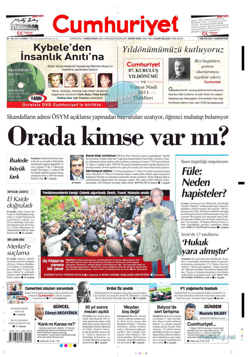 Günün gazete manşetleri - Resim: 1