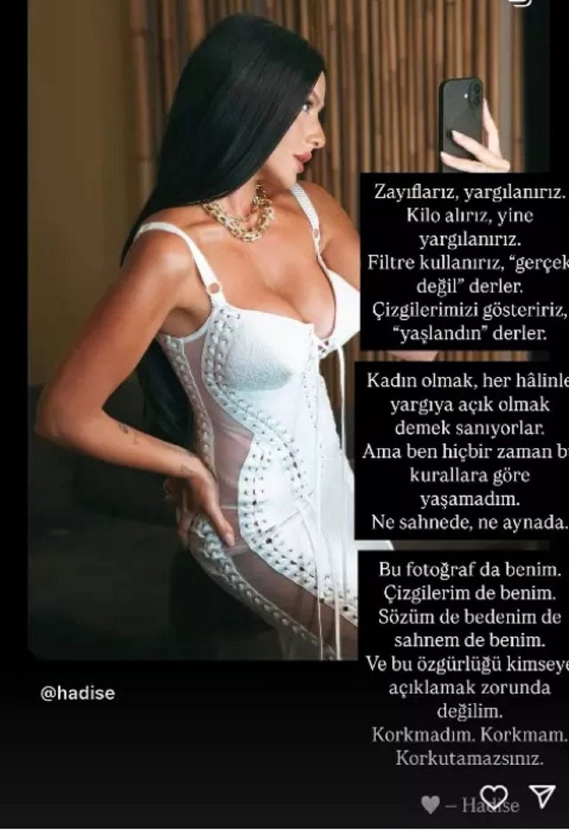 Şarkıcı Hadise'den şok eden sözler! "Bizi robot sanıyorlar" - Resim: 1