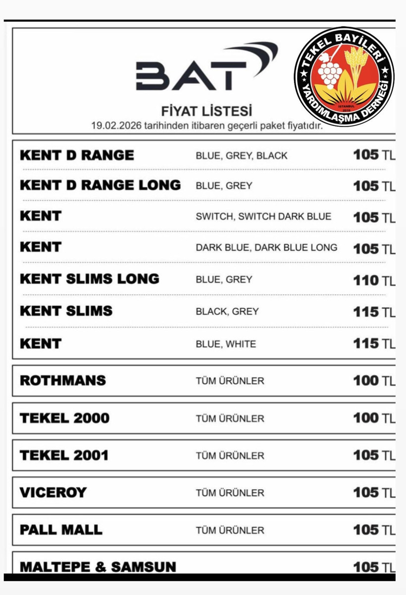 Tüm sigaralar zamlandı bakın kaç lira oldu? İşte en ucuz ve en pahalısı - Resim: 3